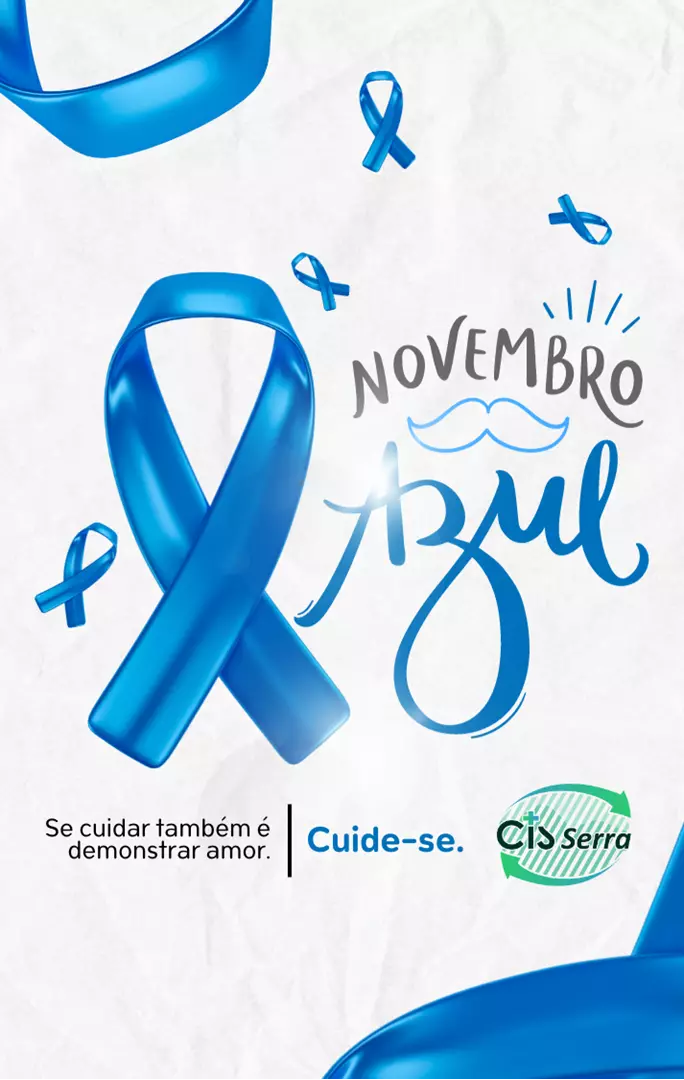 Novembro azul: Mês de conscientização sobre a saúde do homem